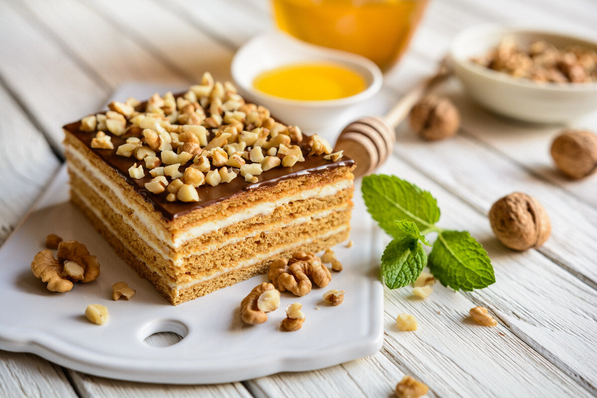 Honey Crepe Cake - Living The Gourmet