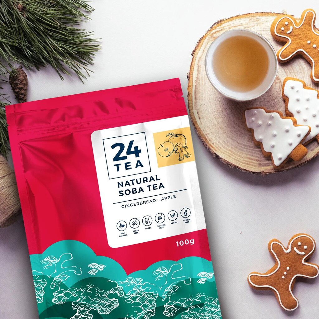 Gingerbread & Apple Soba Tea 100g