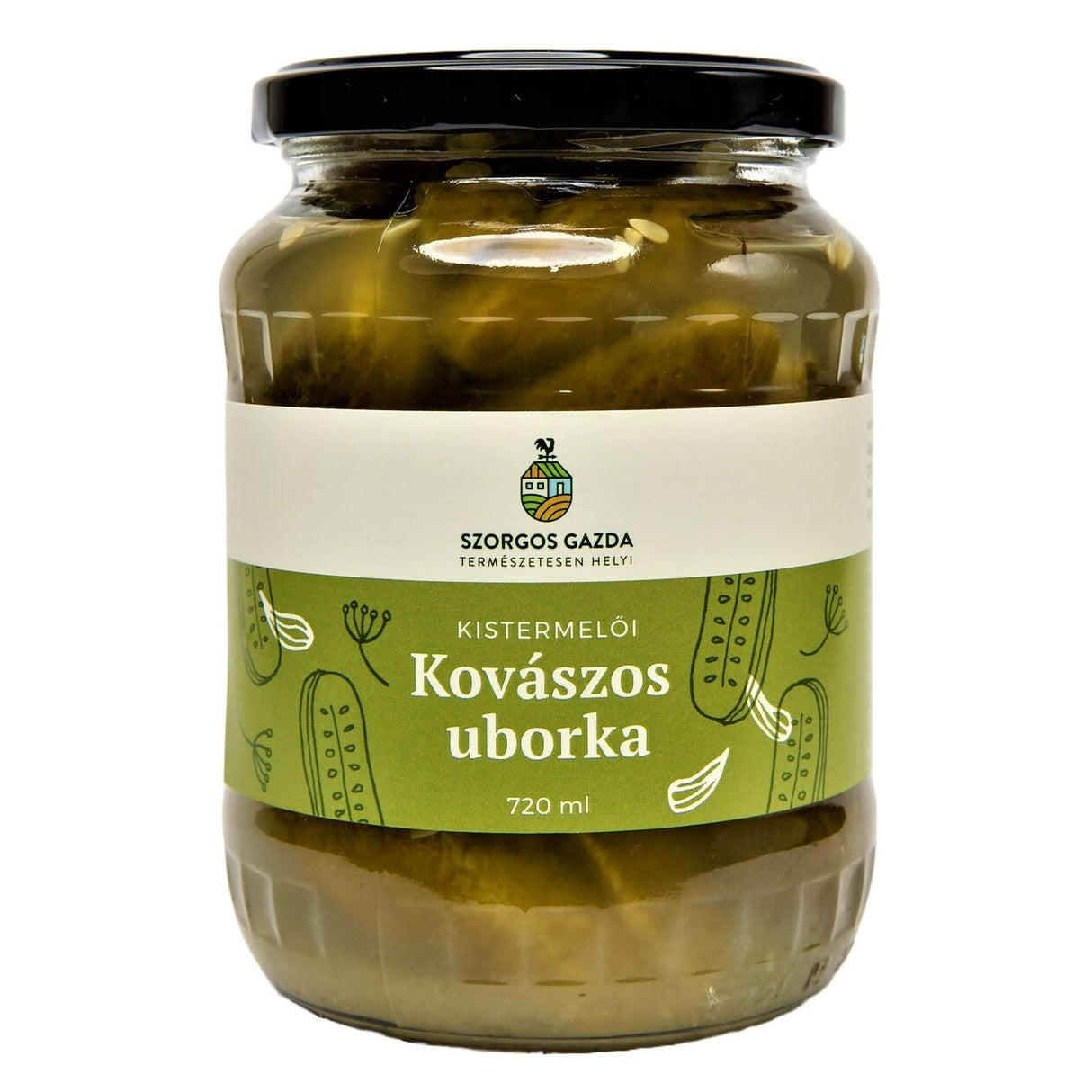 Kovászos Uborka - Fermented Cucumber Dill Pickles 720ml