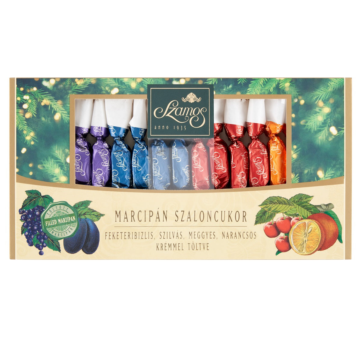 Marzipan Chocolate Szaloncukor Selection 150g