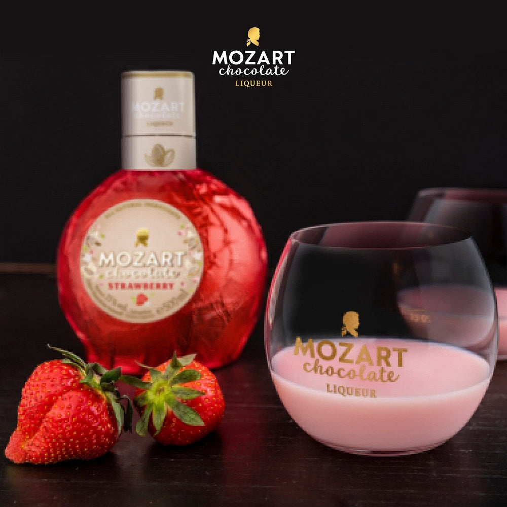 Mozart White Chocolate Strawberry Liqueur 0.5l