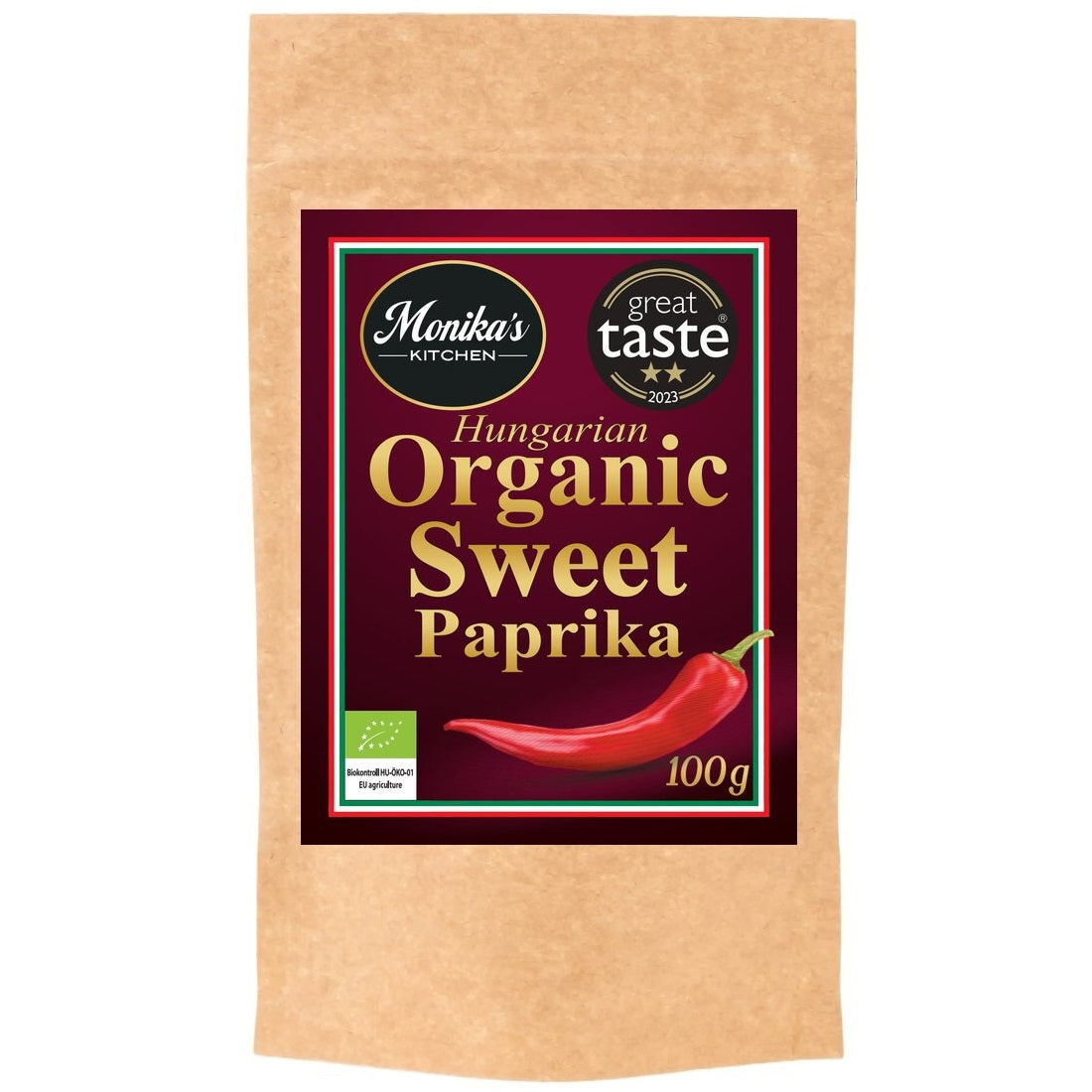 Organic Hungarian Sweet Paprika 100g