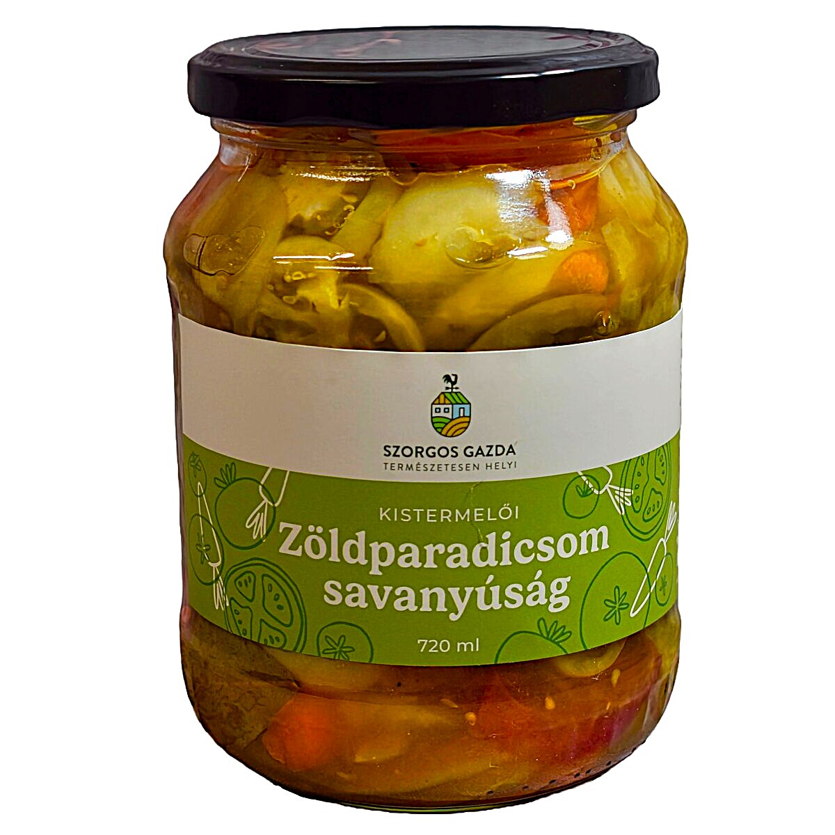 Pickled Green Tomatoes 720ml