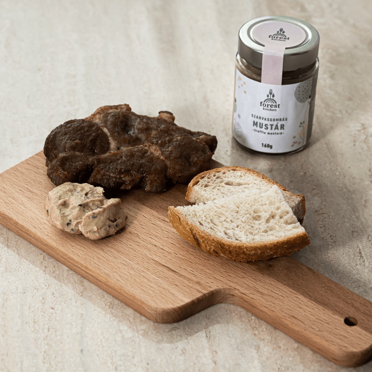 Truffle Mustard 160g - Gourmet Black Truffle Mustard – Best of Hungary