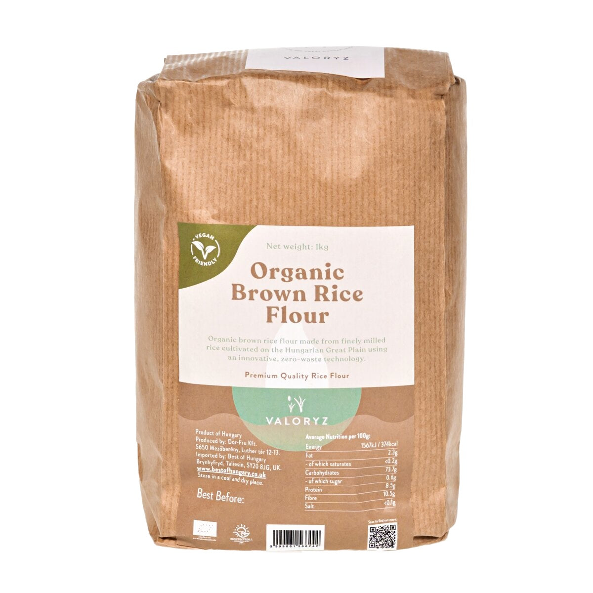 Organic Brown Rice Flour 1kg