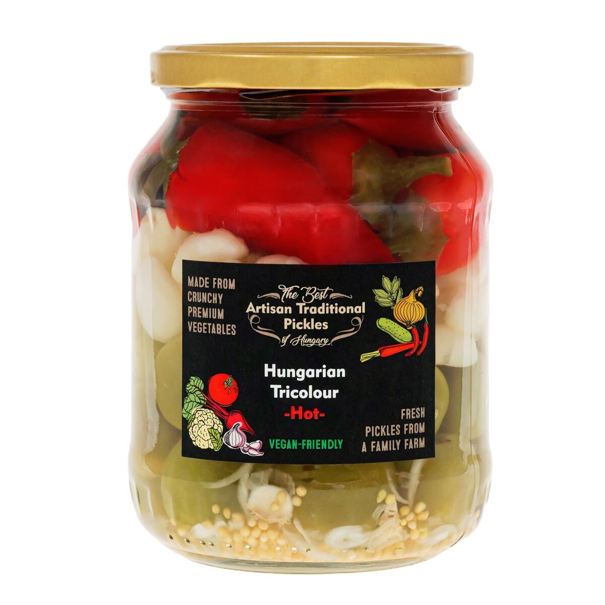 Hot & Spicy Vegetable Pickles 710g
